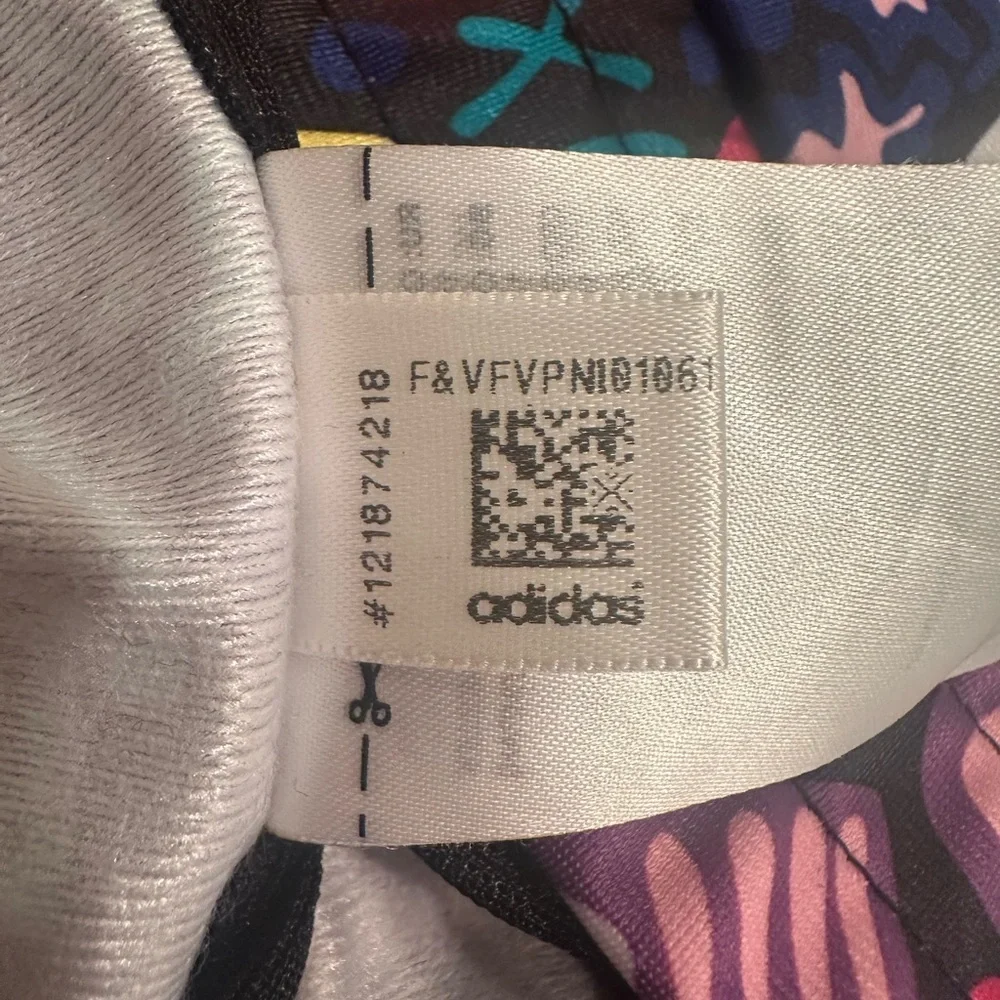 Adidas Hattie Stewart Full Zip Track Full Zip Graphic Jacket Colorful Sz S - Picture 14 of 15